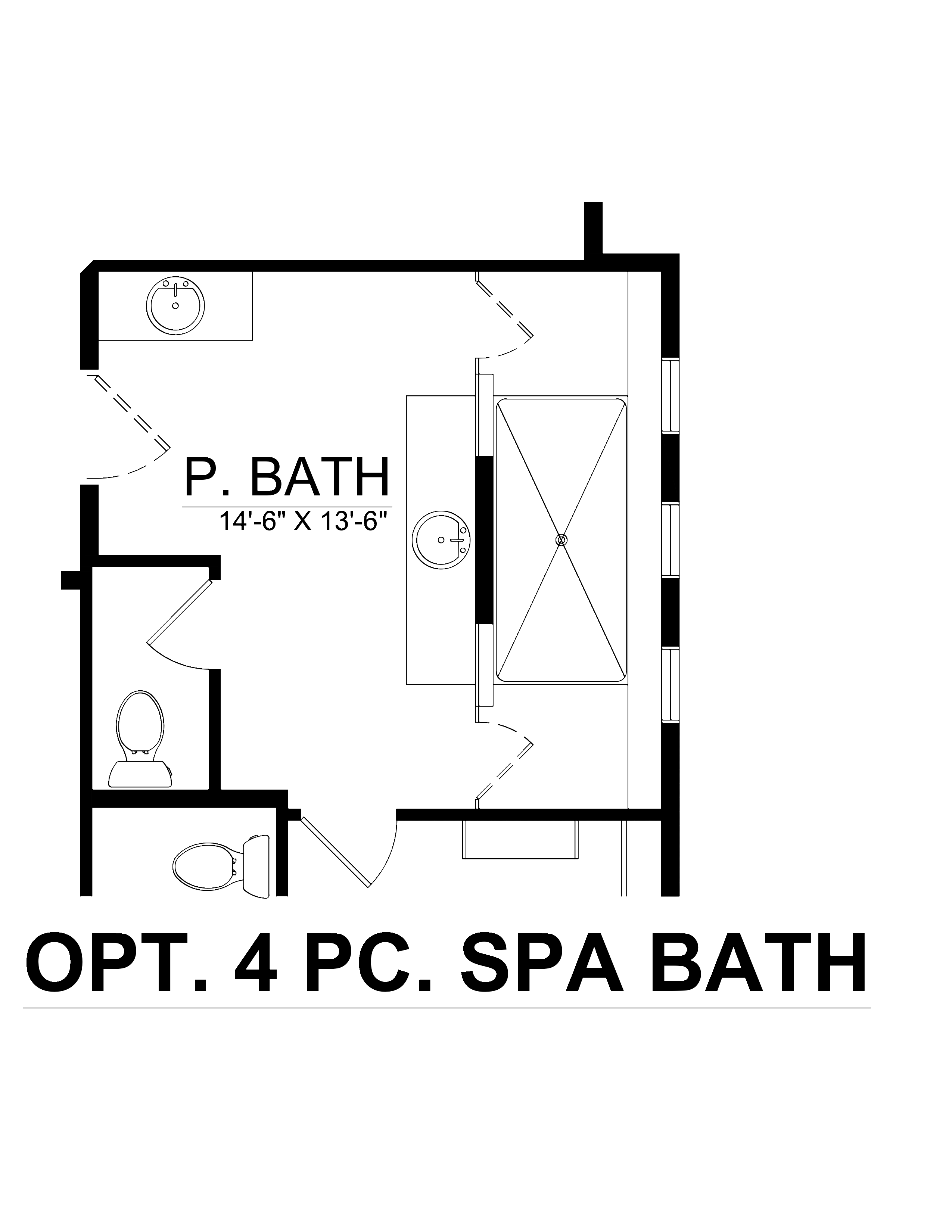4 Pc Spa Bath