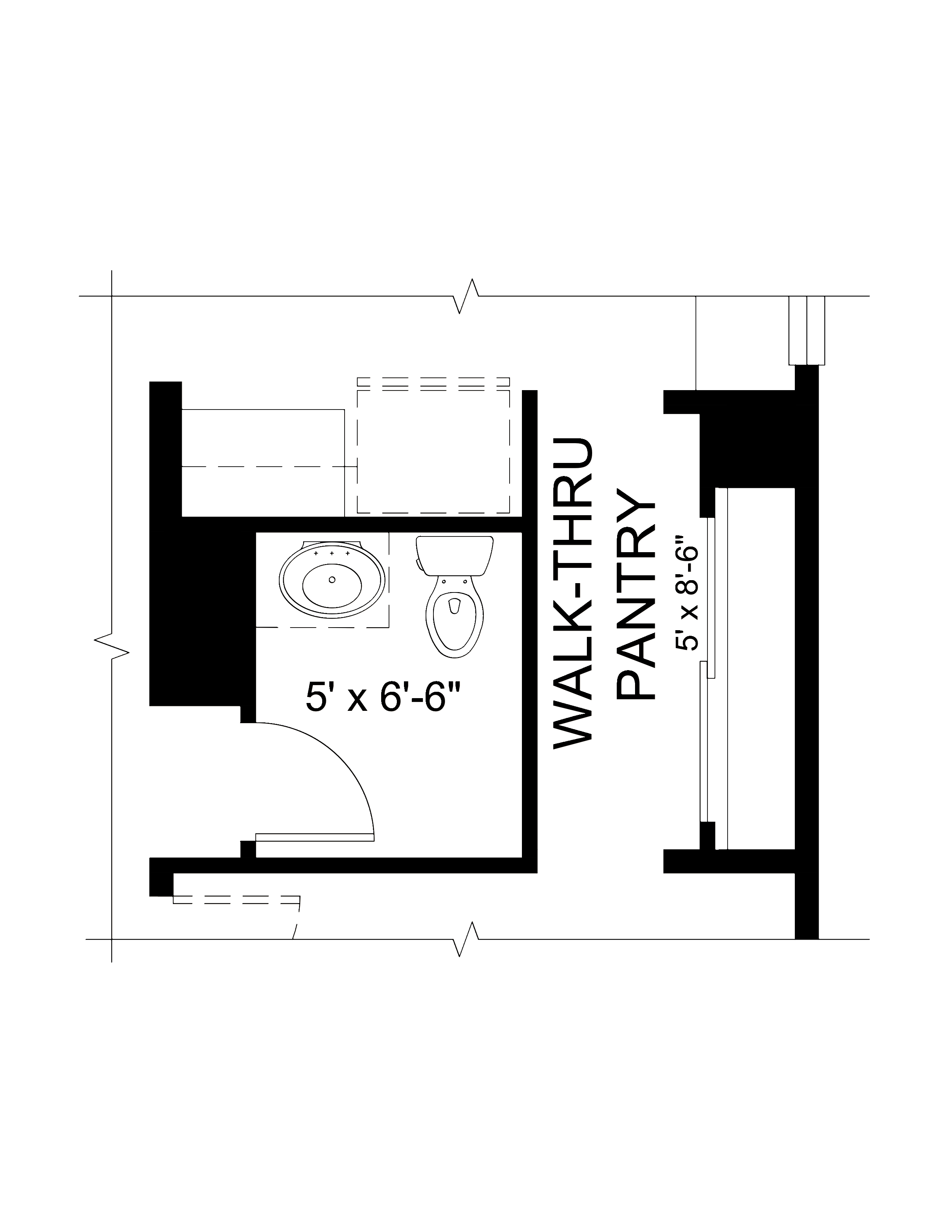 Walk Thru Pantry