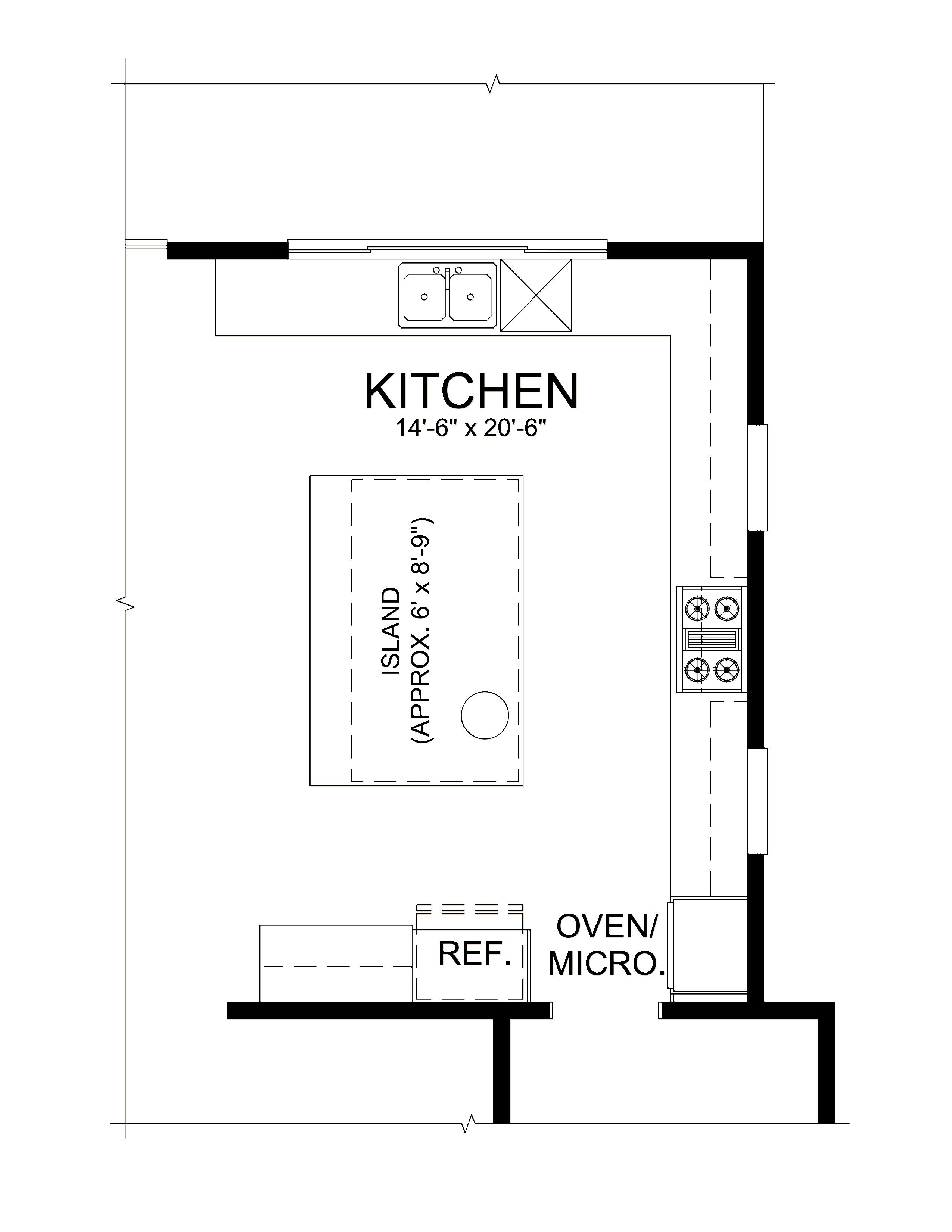 Opt. Deluxe Gourmet Kitchen