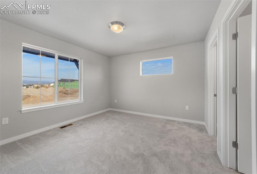 Bedroom 2 is a Jr. Suite with Private 3/4 Bath